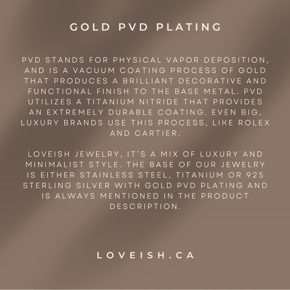 14K Gold Plated Heart Stud Earrings - Picture 7 of 7